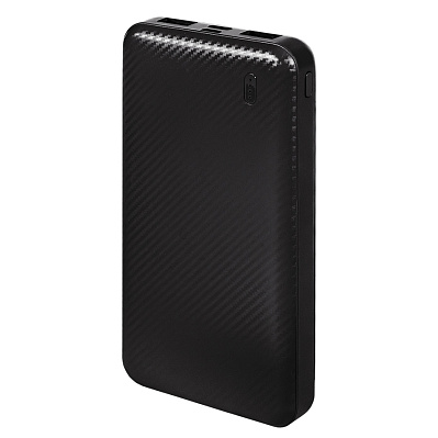 Универсальный аккумулятор Rib 10 (10000 мАч) , 13,5х6.8х1,5 см (Черный)