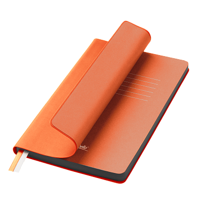 Ежедневник Moon river недатированный, оранжевый (Оранжевый, бежевый, серый)