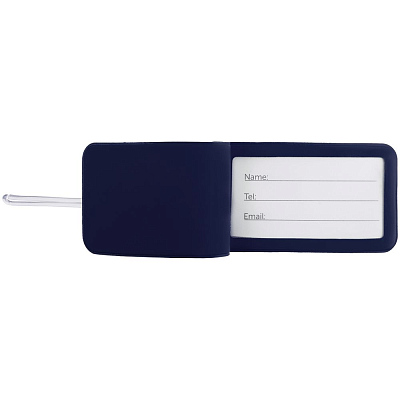 Багажная бирка Dorset, синяя (Синий)