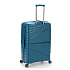 Чемодан TORBER Nevo, синий, полипропилен, 49 х 28 х 76 см, 95 л - Фото 3