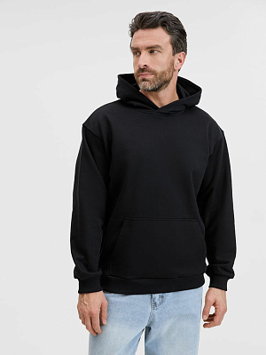 Худи унисекс оверсайз Songo, черное