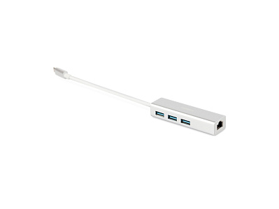 Хаб USB Type-C M1 (Серебристый)