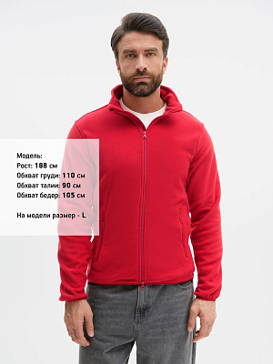 Куртка флисовая унисекс Ben Mac, красная