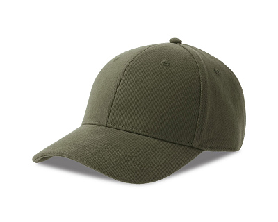 Бейсболка PILOT-S, 6 клиньев, металлическая застёжка, 355 (Оливковый)