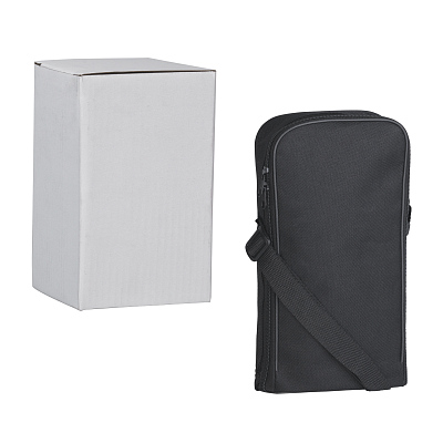 Набор "Гейзер" (термос, 2 кружки), покрытие soft touch, черный