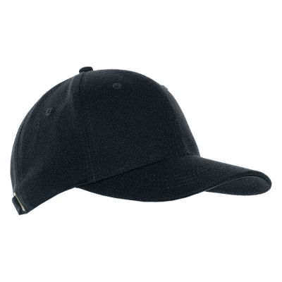 Бейсболка STAN 6 клиньев хлопок 330, 06 (Чёрный)