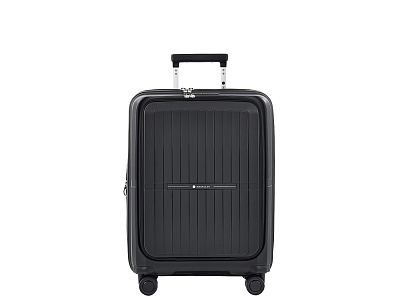 Чемодан 4-х колесный SANTIAGO, 44л (Черный)