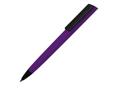 Ручка пластиковая шариковая C1 soft-touch (Фиолетовый)