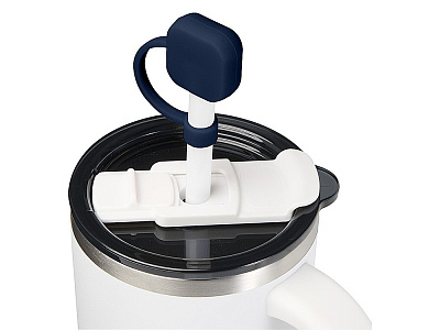 Силиконовая крышка для трубочки Сип (Тёмно-синий)