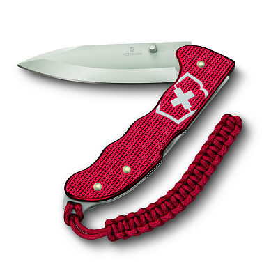 Нож охотника VICTORINOX Evoke Alox 130 мм 5 функций с фиксатором лезвия красный