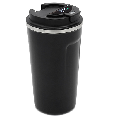 Термокружка Andy с дисплеем, 510 мл, черная (Чёрный)