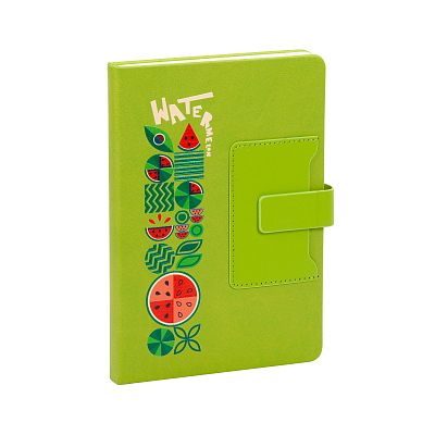 Ежедневник недатированный "Монти", формат А5, зеленое яблоко