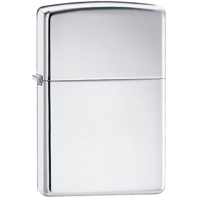 Зажигалка Zippo Classic High Polish, серебристая (Серебристый)