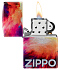 Зажигалка ZIPPO Tie Dye с покрытием 540 Tumbled Chrome, латунь/сталь, разноцветная, 38x13x57 мм - Фото 3