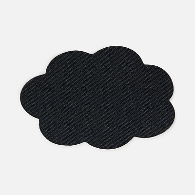 Наклейка тканевая Lunga Calum, L, черная (Чёрный)