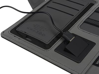 Органайзер с беспроводной зарядкой Powernote, 5000 mAh