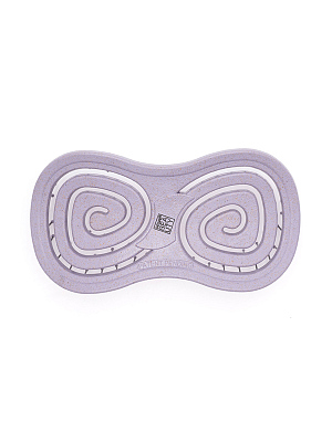 Щетка Dewal Beauty серия "Friendly", массажная, с нейлоновым штифтом, форма бабочка, фиолетовая