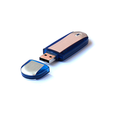 Пластик-металл 04 Эргономик овал, желтый, 4Гб