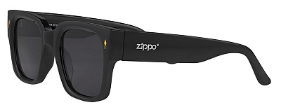 Очки солнцезащитные ZIPPO унисекс черные оправа из поликарбоната