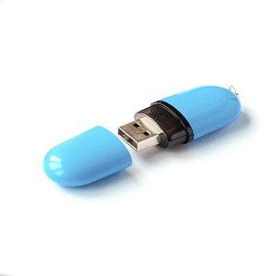 Пластик 04 Капсула софт, красный, 4Гб