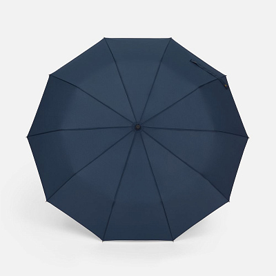 Зонт складной Cloudburst в подарочной упаковке, темно-синий
