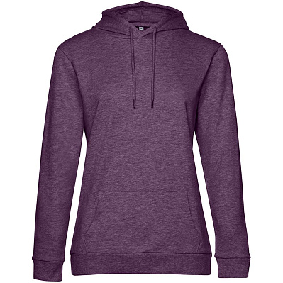 Толстовка с капюшоном женская Hoodie  меланж (Фиолетовый)