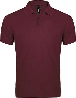 Рубашка поло мужская Prime Men 200 бордовая (Бордовый)