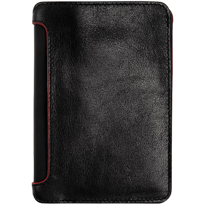 Автобумажник Arrival, черный с красным (Красный)