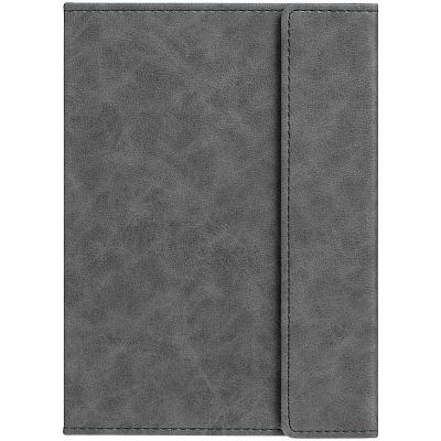 Ежедневник Flap на заказ, недатированный, серый