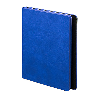 Ежедневник недатированный Solas, формат А5, с магнитом синий ройал, кремовый блок  в линейку (Синий ройал)