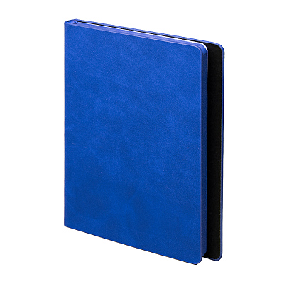 Ежедневник недатированный Solas, формат А5, с магнитом синий ройал, кремовый блок  в линейку (Синий ройал)