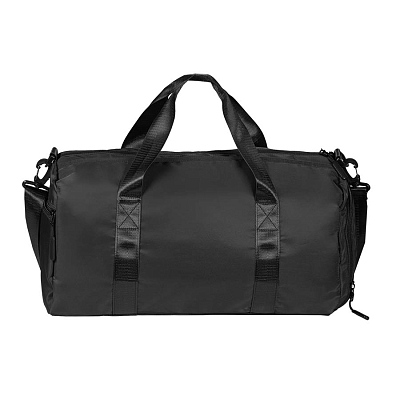 Сумка спортивная "Gym"; чёрная; 45х21х20 см; полиэстер (Чёрный)