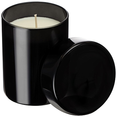 Ароматическая свеча Flikka, сандал и амбра, черная (Чёрный)