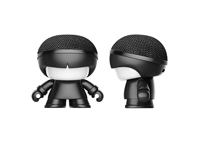 Портативная колонка Bluetooth mini Xboy Metallic (Черный)