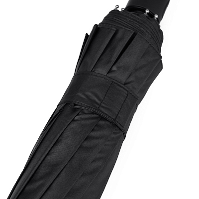 Автоматический противоштормовой зонт Ambra, черный 