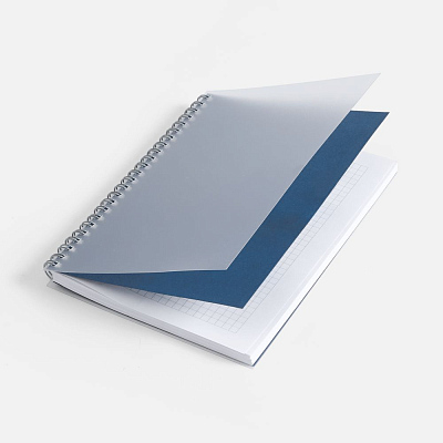 Блокнот на пружине Novalis  (Синий)