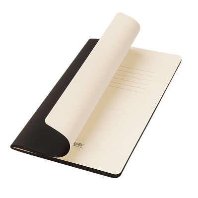 Блокнот Alpha slim, коричневый (Черный, бежевый)