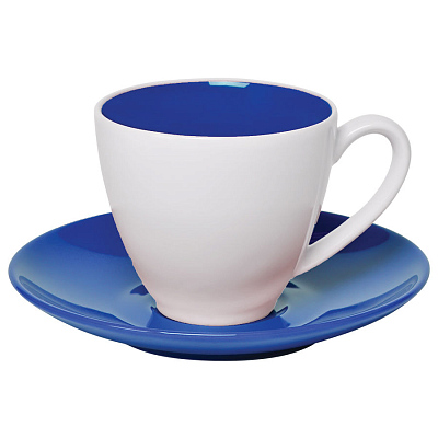 Чайная пара "Galena" в подарочной упаковке (Синий, белый)