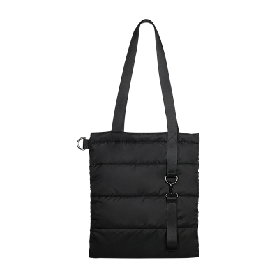 Шоппер Superbag Bubble, с магнитной кнопкой (черный)