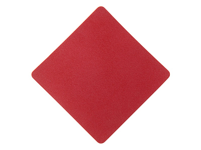 Патч Ромб, nubuk (Красный)