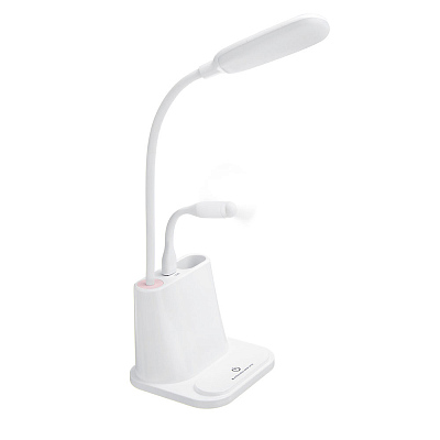 Настольная лампа c вентилятором Terra Quadro  (Белый)