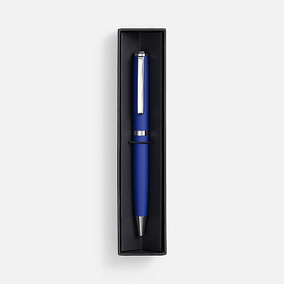 Ручка шариковая Inkish Chrome в футляре, синяя