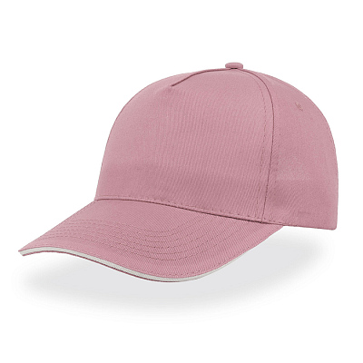 Бейсболка START FIVE SANDWICH, 5 клиньев, застежка на липучке (Розовый)