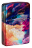 Зажигалка ZIPPO Tie Dye с покрытием 540 Tumbled Chrome, латунь/сталь, разноцветная, 38x13x57 мм - Фото 6