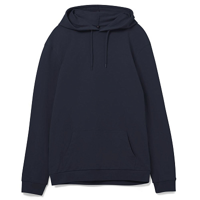 Толстовка с капюшоном унисекс Hoodie, красный меланж (Тёмно-синий)