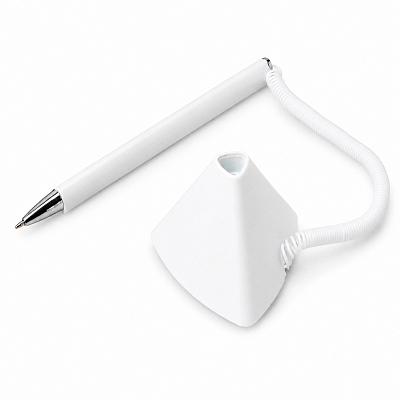 Ручка пластиковая шариковая на подставке Гриф