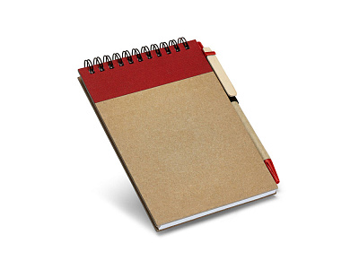 Блокнот карманного размера RINGORD (Красный)