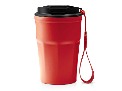 Термокружка KEURY из нержавеющей стали с керамическим слоем, 350 мл (Красный)