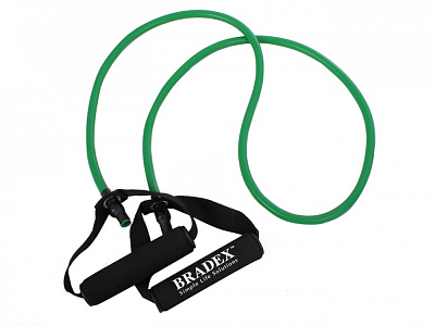 Эспандер трубчатый с ручками, нагрузка до 11 кг (Зеленый)