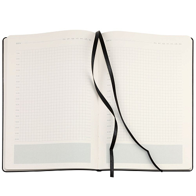 Ежедневник Lable Touch, недатированный, черный